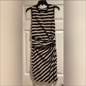 Sleeveless, Striped Midi Dress